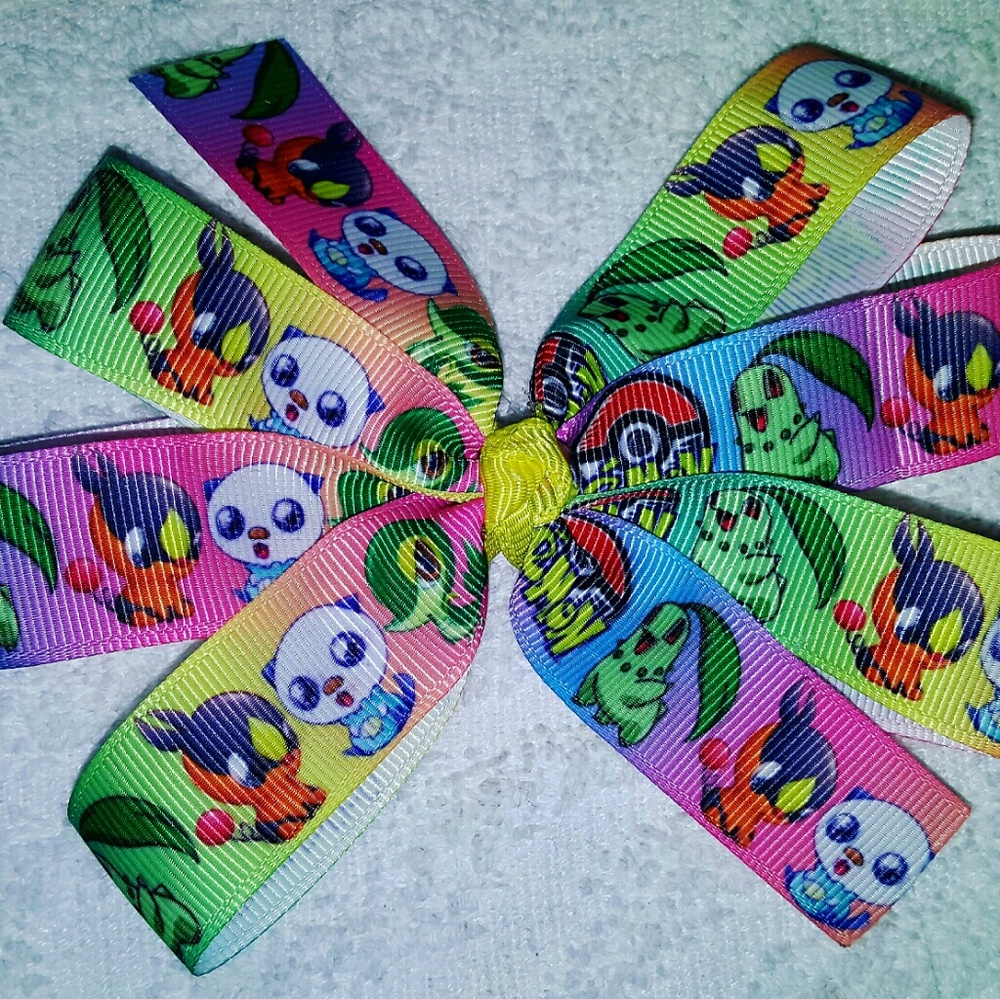 POKEMON PINWHEEL HAIR BOW
